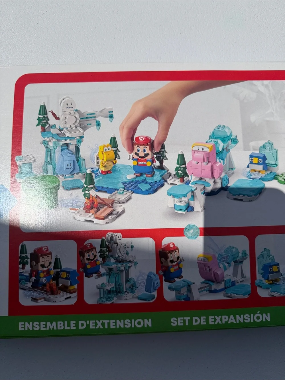 Lego Super Mario Fliprus SnowAdventure Expansion Set - Blue, White, Pink, Yellow